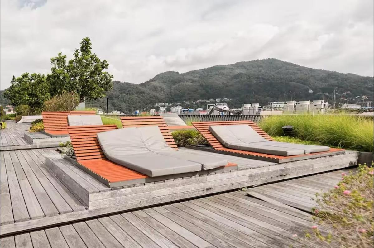 Patong Rooftop Pool Luxury Condo With Bathtub And Sofa Bed Big Balcony Ngoại thất bức ảnh